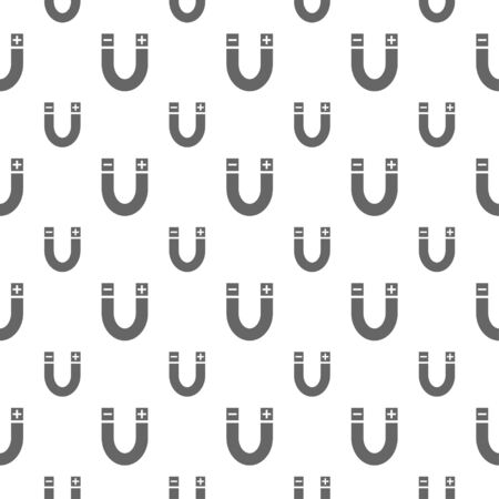 seamless pattern with magnetのイラスト素材