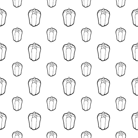 seamless pattern with paprikaのイラスト素材