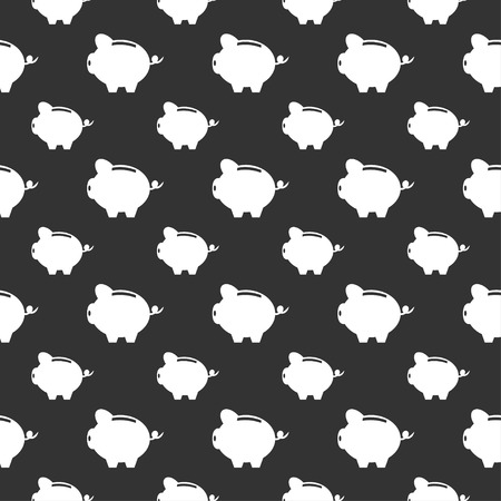 seamless pattern with piggyのイラスト素材