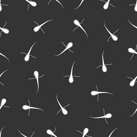 seamless pattern with Poreのイラスト素材