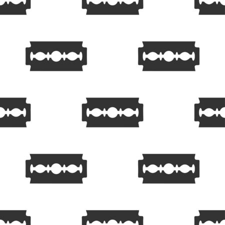 seamless pattern with razor bladeのイラスト素材