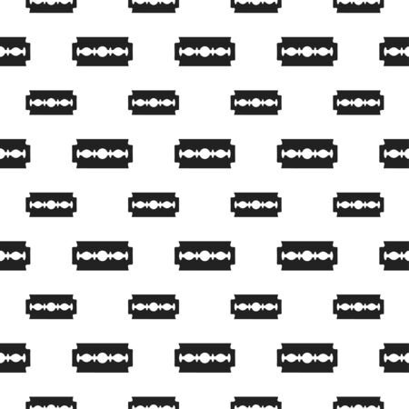 seamless pattern with razor bladeのイラスト素材