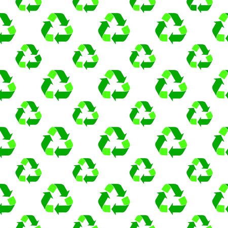 seamless pattern with recycleのイラスト素材