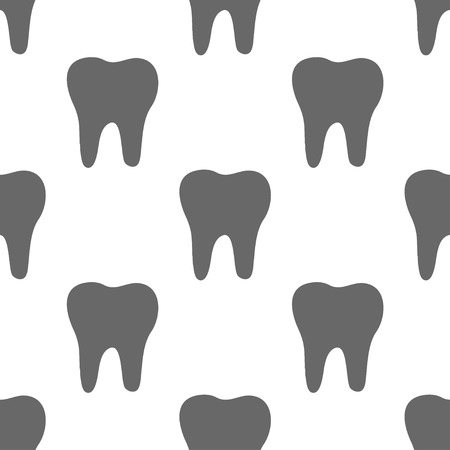 seamless pattern with toothのイラスト素材