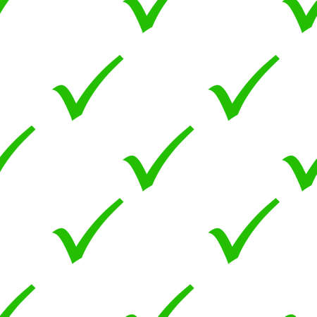 seamless pattern with Check Marksのイラスト素材