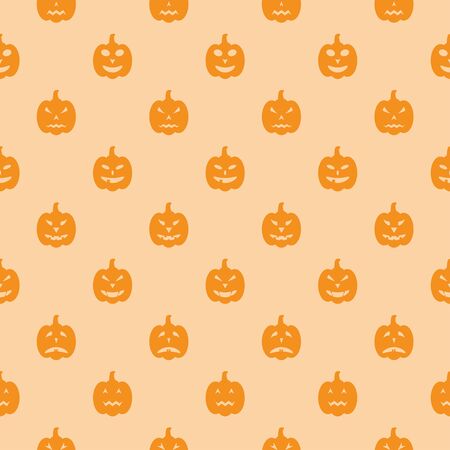 seamless pattern with pumpkinsのイラスト素材