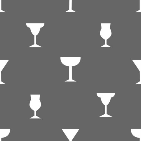seamless pattern with Drink glassのイラスト素材