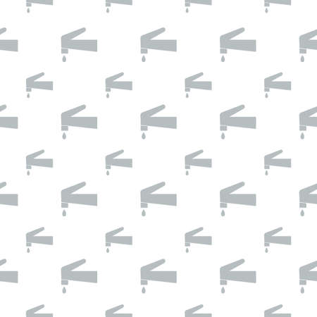 seamless pattern with faucetのイラスト素材