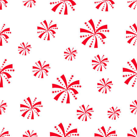 seamless pattern with fireworkのイラスト素材
