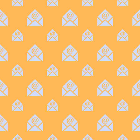seamless pattern with mailのイラスト素材