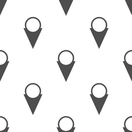 seamless pattern with map pinのイラスト素材