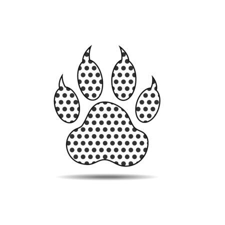 paw printのイラスト素材