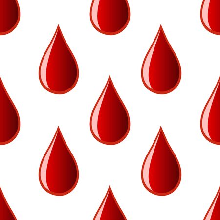 seamless pattern with bloodのイラスト素材