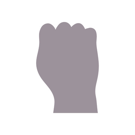 vector of hand icon on white backgroundのイラスト素材