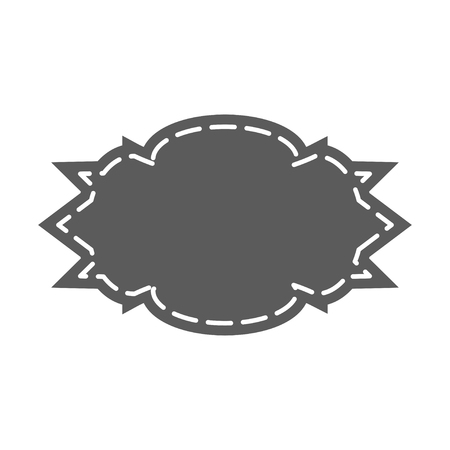 Vintage frame label , paper design for web ,Stickers, Tagsのイラスト素材