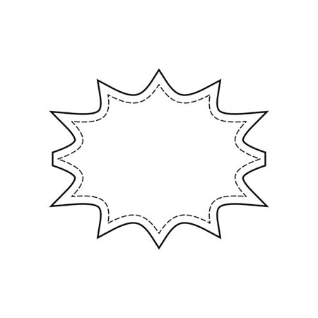 Vintage frame label , paper design for web ,Stickers, Tagsのイラスト素材