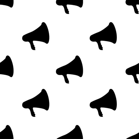 seamless pattern with megaphoneのイラスト素材