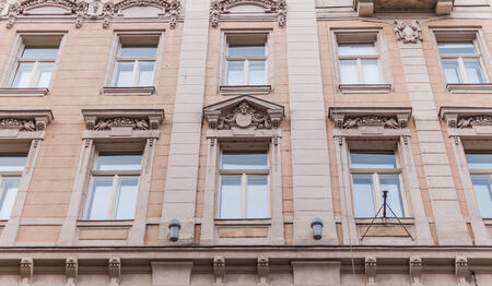windows of Europe buildingのeditorial素材