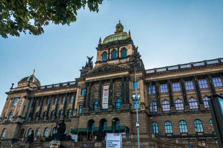 The National Museum in Prague, Czech Republicのeditorial素材