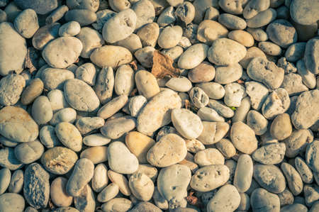 small round stone background with retro filter effect