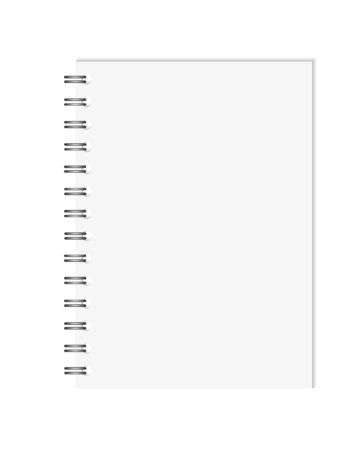 Blank notebook 04のイラスト素材