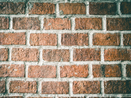 Red brick wall background vintage.の写真素材
