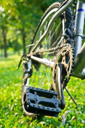 pedal of bicycle : the concept of cycling and beginningの写真素材