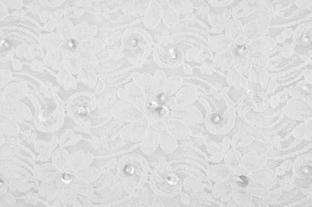 white fabric flower patternの写真素材
