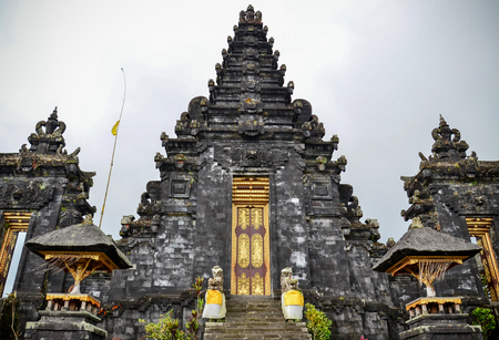 Pura Besakih temple in Baliの写真素材