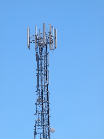 An antenna in blue sky