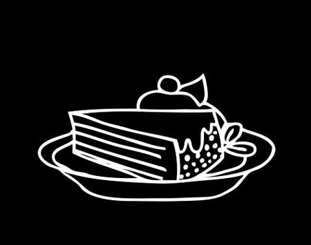 Aluminum texture cake and plate