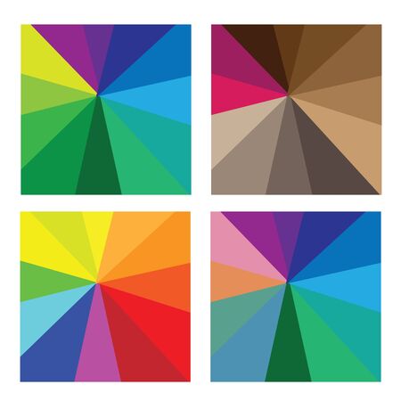 Pattern color shade tone vectorのイラスト素材