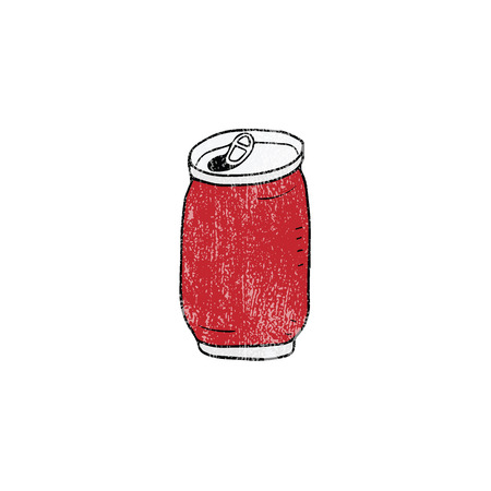 House item aluminum can cartoonのイラスト素材