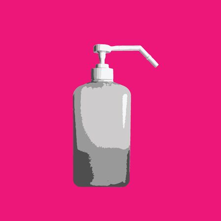 Object solution dispensary bottle graphic printのイラスト素材