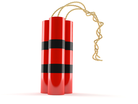 Dynamite isolated on white background