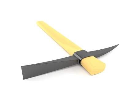 Pickaxe isolated on white background