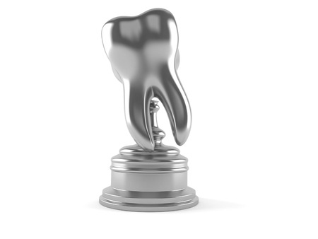 Dental award isolated on white backgroundの写真素材