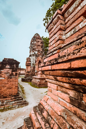 park, ancient, world, religion, historical, thailand, heritage, remains, sukhothai, old, travel, architecture, tourism, culture, stone, asia, history, landmark, historic, site, religious, brickの写真素材