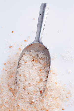 Pink salt from the Himalayasの写真素材