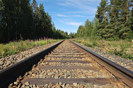Finnish railwayの写真素材