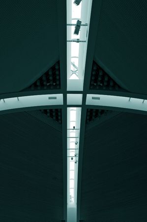 Ceiling in a Finnish churchの写真素材