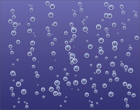 Vector background of bubbles in waterのイラスト素材