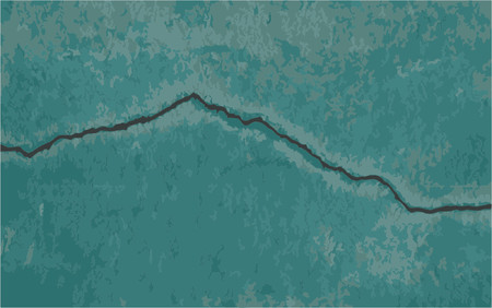 Abstract green vector background with thin crackのイラスト素材