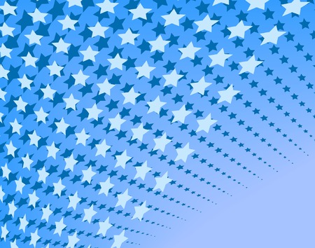 Abstract editable vector design of ranks of star shapesのイラスト素材