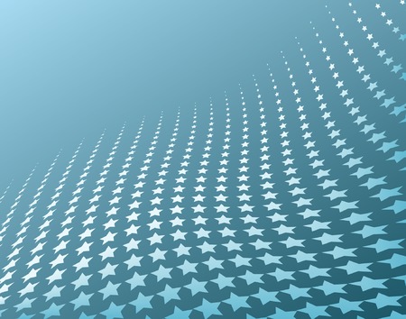 Abstract editable vector design of lines of starsのイラスト素材