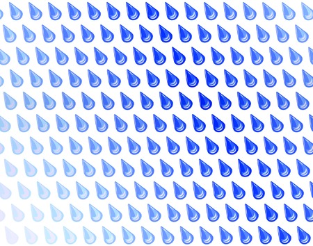 Editable vector illustration of drops of rainのイラスト素材