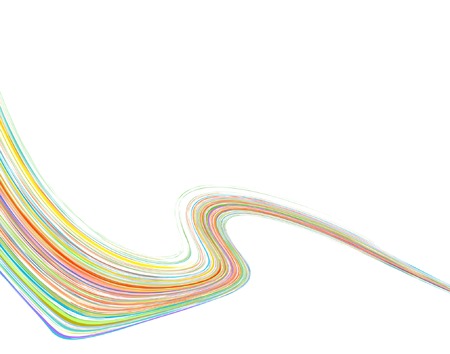 Abstract editable vector design of a colorful stripeのイラスト素材