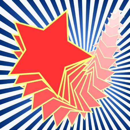 Editable vector illustration of stars and stripes のイラスト素材