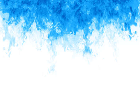 Abstract background of blue washing into whiteの写真素材