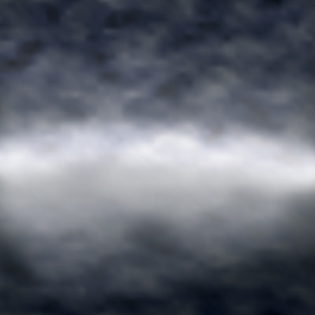 clouds over a misty lake with reflection, made using a gradient meshのイラスト素材